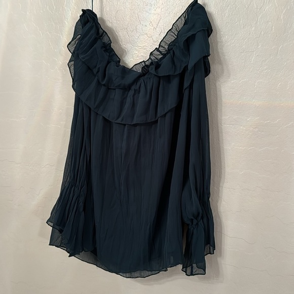 Zara Tops - Zara off shoulder chiffon blouse